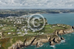 Plougonvelin, Bretagne Finistère vue du ciel