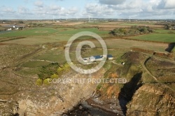 Plougonvelin, Bretagne Finistère vue du ciel