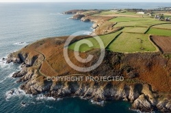 Plougonvelin, Bretagne Finistère vue du ciel