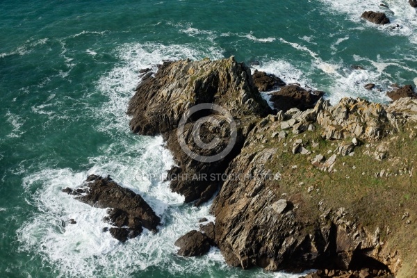 Plougonvelin, Bretagne Finistère vue du ciel