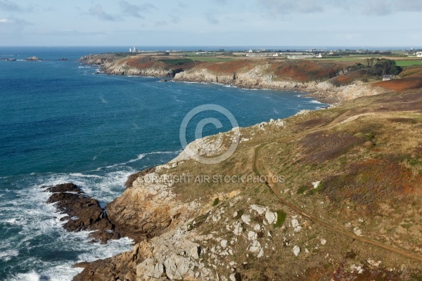 Plougonvelin, grève de Keryunan vue du ciel