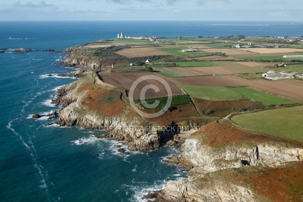 Plougonvelin, la côte Finistère vue du ciel