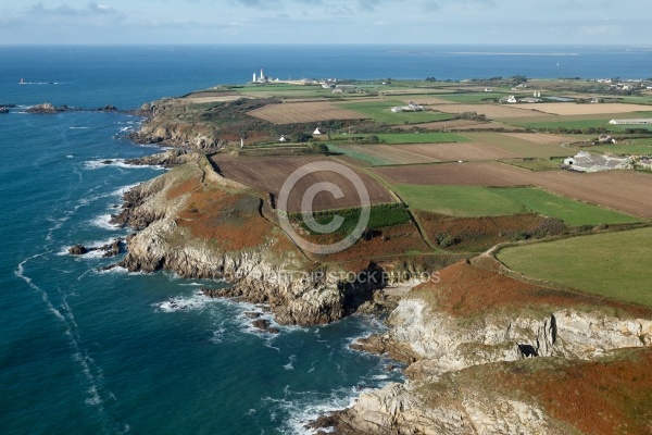 Plougonvelin, la côte Finistère vue du ciel