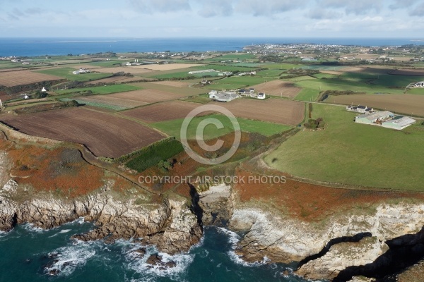 Plougonvelin, la côte Finistère vue du ciel