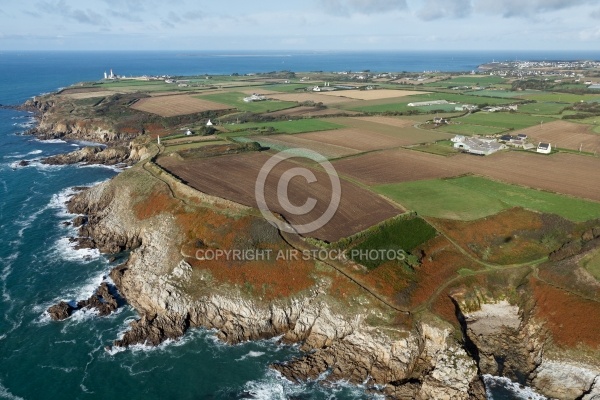 Plougonvelin, la côte Finistère vue du ciel