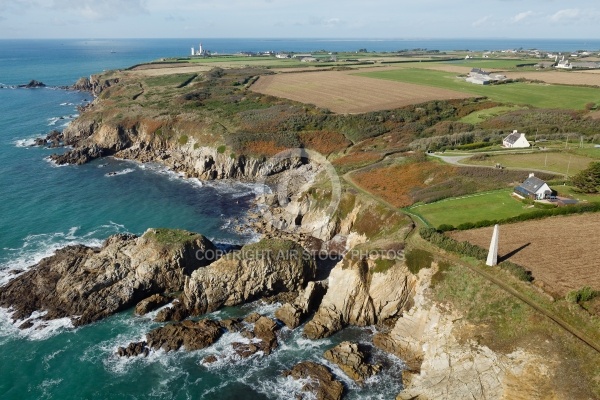 Plougonvelin, la côte Finistère vue du ciel