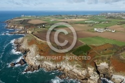 Plougonvelin, la côte Finistère vue du ciel