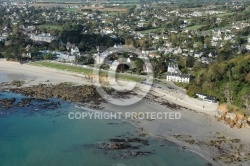 Plougonvelin le Trez Hir , Finistère vue du ciel