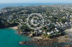 Plougonvelin le Trez Hir , Finistère vue du ciel