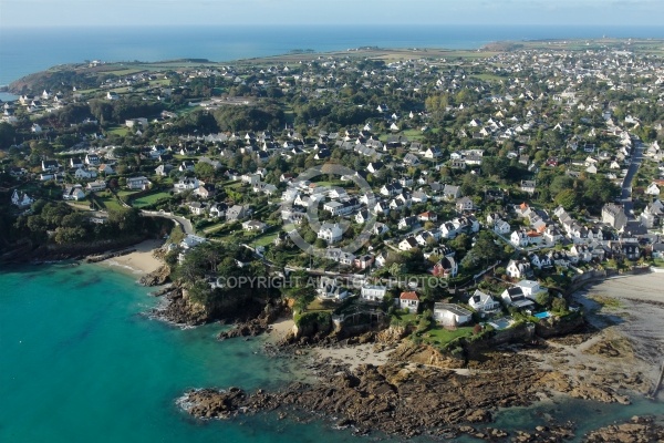 Plougonvelin le Trez Hir , Finistère vue du ciel