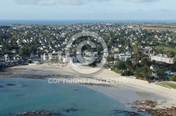 Plougonvelin plage du Trez Hir vue du ciel