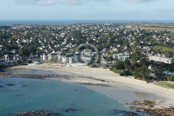 Plougonvelin plage du Trez Hir vue du ciel