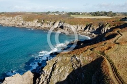 Ploumoguer, Bretagne Finistère vue du ciel