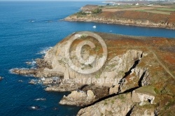 Ploumoguer, Bretagne Finistère vue du ciel