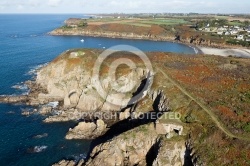 Ploumoguer, Bretagne Finistère vue du ciel