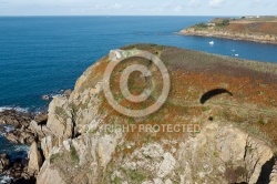 Ploumoguer, Bretagne Finistère vue du ciel