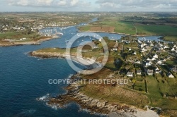 Pointe de Beg ar Groaz, Lampaul-Plouarzel  vue du ciel