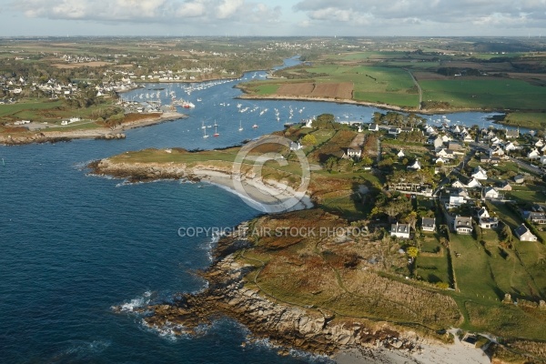 Pointe de Beg ar Groaz, Lampaul-Plouarzel  vue du ciel