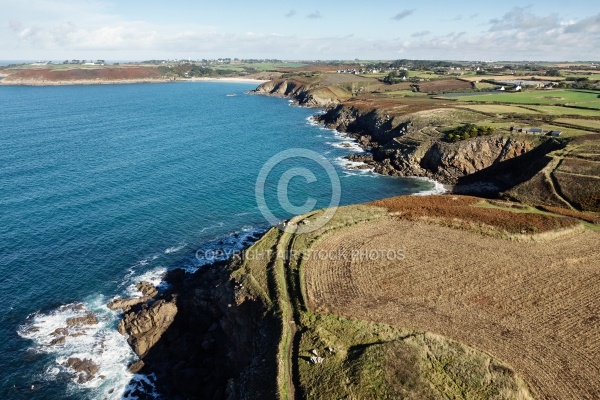 Pointe de Brenterc h, Ploumoguer vue du ciel