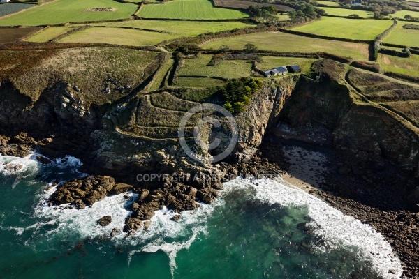 Pointe de Brenterc h, Ploumoguer vue du ciel