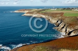 Pointe de Corsen, Plouarzel vue du ciel