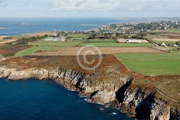 Pointe de Corsen, Plouarzel vue du ciel