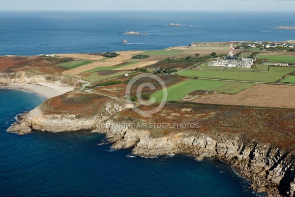 Pointe de Corsen, Plouarzel vue du ciel