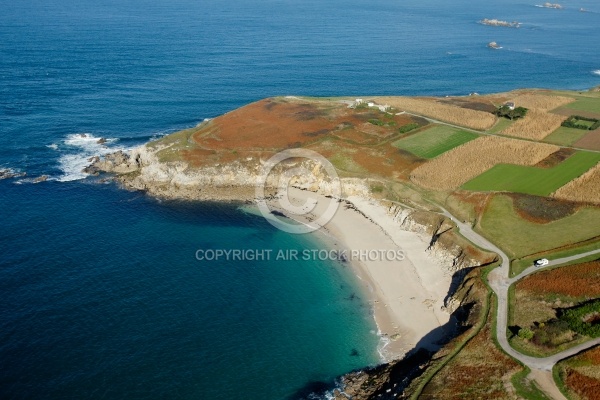 Pointe de Corsen, Plouarzel vue du ciel