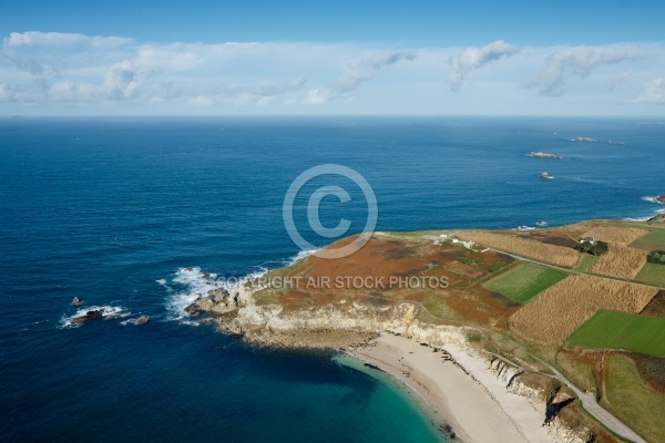 Pointe de Corsen, Plouarzel vue du ciel