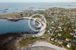 Pointe de Penvir, PloudalmÃ©zeau  vue du ciel