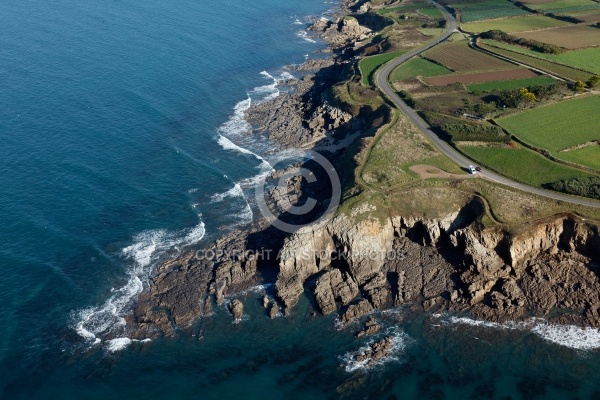 Pointe de penzer , Le Conquet vue du ciel