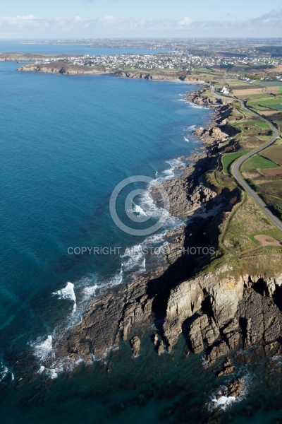 Pointe de penzer , Le Conquet vue du ciel