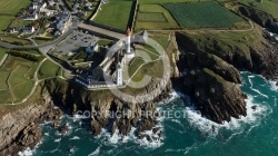 Pointe de St-Mathieu , Finistère vue du ciel