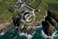 Pointe de St-Mathieu , Finistère vue du ciel