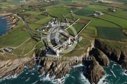 Pointe de St-Mathieu , Finistère vue du ciel