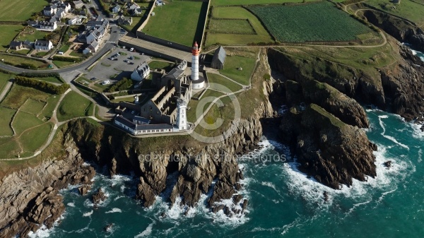 Pointe de St-Mathieu , Finistère vue du ciel