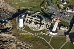 Pointe de St-Mathieu fin de terre vue du ciel