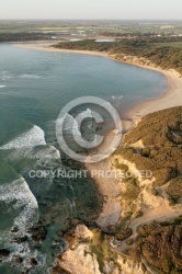 Pointe du Payré, Jard-sur-Mer vue du ciel