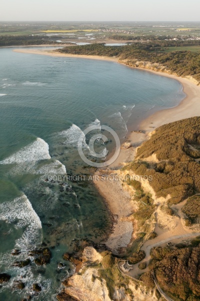 Pointe du Payré, Jard-sur-Mer vue du ciel