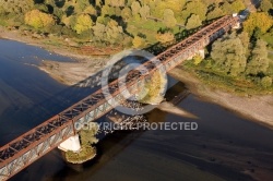 Pont de chemin de fer sur la Loire