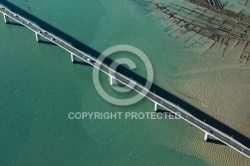 Pont de l île d Oléron vue du ciel