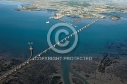 Pont de l île d Oléron vue du ciel