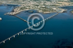 Pont de l île d Oléron vue du ciel