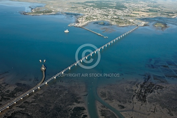Pont de l île d Oléron vue du ciel