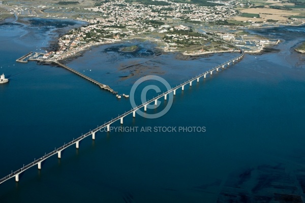 Pont de l île d Oléron vue du ciel