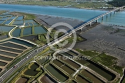 Pont de la Seudre vue aérienne de la Tremblade