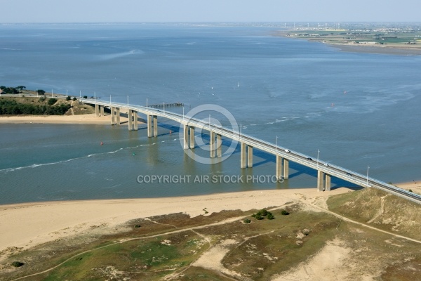 Pont de Noirmoutier vu du ciel