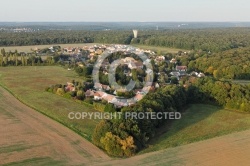 Ponthévrard vue du ciel