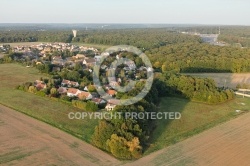 Ponthévrard vue du ciel