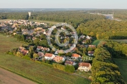 Ponthévrard vue du ciel